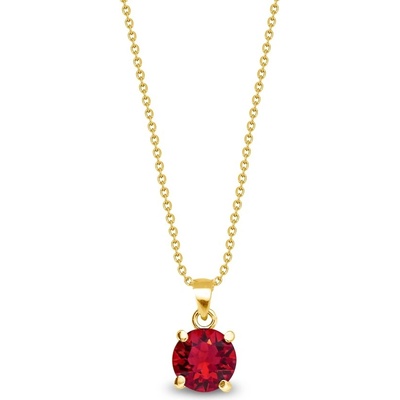 Spark červený se Swarovski elements ronda NPG1088SS39SC Scarlet