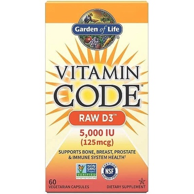 Garden of Life Vitamin Code RAW D3 5000 IU 60 kapsúl