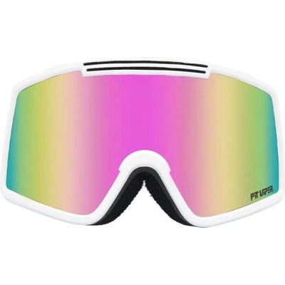 Pit Viper Ски очила Pit Viper The Miami Nights French Fry - розови лещи, голям размер