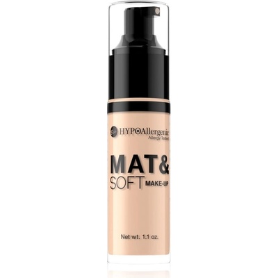 Bell Hypoallergenic Mat&Soft ľahký zmatňujúci make-up 05 Olive Beige 30 ml