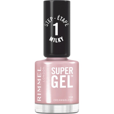 Rimmel Super Gel Nail Polish - Lak na nehty 12 ml - 110 Cream & Blend