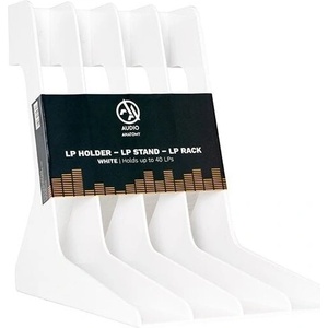 Audio Anatomy 12" Vinyl Record Stand Поставка за маси за LP записи White (9003829971590)