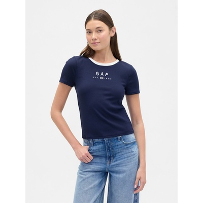 GAP dámské Crop tričko s logem 637782-10