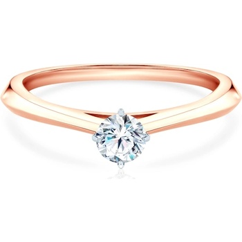 SAVICKI Годежен пръстен The Light: двуцветно злато, лабораторен диамант