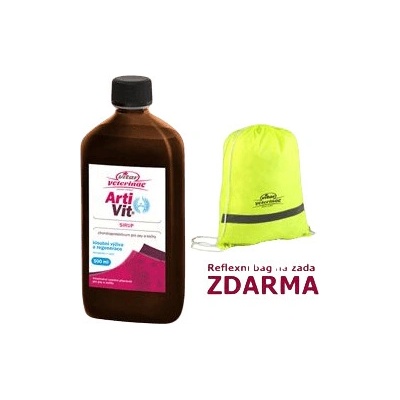 Vitar ArtiVit Sirup 500 ml reflexní batůžek