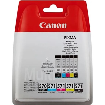 Canon PGI-570 + CLI-571 Multipack PGBK/BK/C/M/Y (0372C004AA)