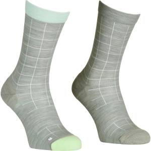 Ortovox Мъжки чорапи за колоездене Ortovox MTB Mid Light Sock Cycling socks - Green Sage - размер 42-44 (EU) (207-1392-0312)