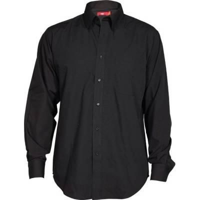 Roly Aifos košile pánská, dlouhý rukáv Černá E5504-02