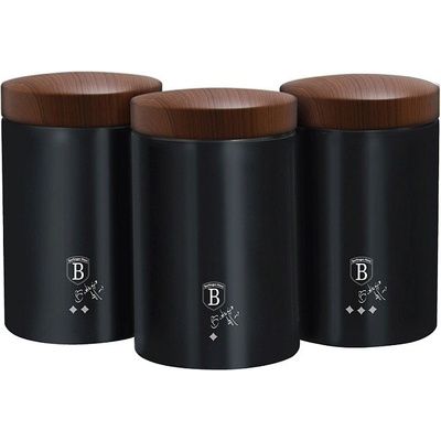Berlingerhaus BH-6454 dóza 3ks Ebony Rosewood Collection