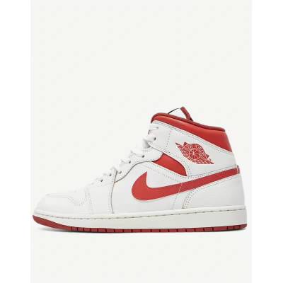Nike Air Jordan 1 Mid Se Shoes White/Red