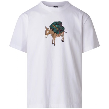 The North Face M Donkey Taxi Relaxed Short Sleeve Tee-Graphic Размер: L / Цвят: бял