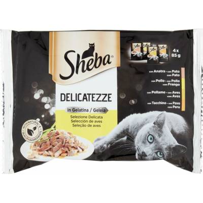 Sheba mokré krmivo v želé 4 ks 85 g