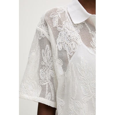 Isabelle Blanche тениска с яка дамска памучна (IS26SS.C162.T016)