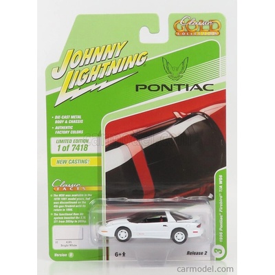 Johnny lightning Pontiac Firebird Trans Am 1996 Bílá Černá 1:64