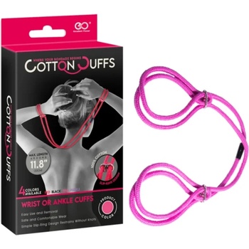 Памучни маншети за китки или глезени - Cotton Cuffs Pink (NMC0002291)