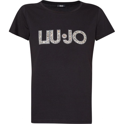 Liu Jo Тениска черно, размер S
