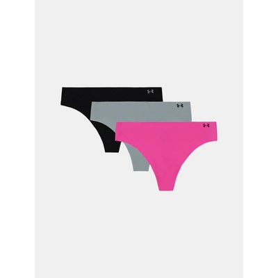 Дамски бикини Under Armour UA Pure Stretch NS THONG (3 бр. ) Under Armour | Rozov | ЖЕНИ | XS
