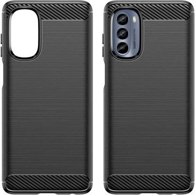 HQWear Кейс HQWear Carbon Case за Motorola Moto G62 5G, черен (9145576271766)