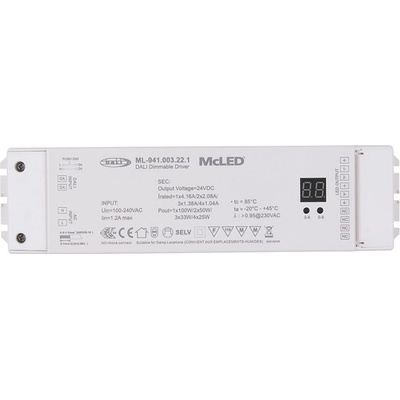 Napájecí zdroj 100W, DC24V/4,16A, IP20, řízení DALI a tlačítko