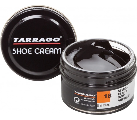 Tarrago Barevný krém na kůži Shoe Cream 18 Black 50 ml