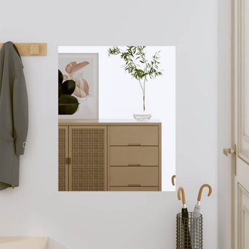 vidaXL Стенно огледало 50x60 см стъкло правоъгълно (350449)