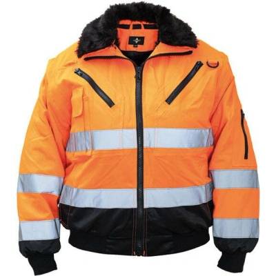 Korntex KXPJ Oslo Hi-Vis pilotná bunda oranžová