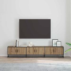 vidaXL ТВ Единици 210 x 35 x 41 см Дъб Инженерна дървесина (3402501)