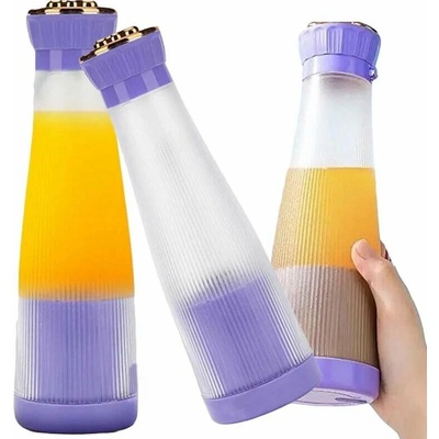 Prenosný smoothie mixér USB bezdrôtový 400ml fialový