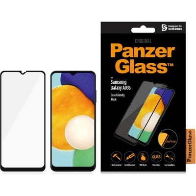 Panzer Стъклен протектор PanzerGlass за Samsung Galaxy A03s CaseFriendly - Черен