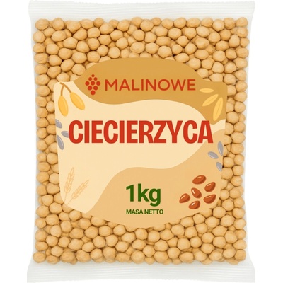 Malinowe ciecierzyca bez konzervantov 1000 g