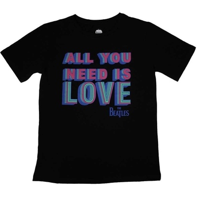 The Beatles All You Need Is Love Black L Дамски Риза (<![CDATA[BEATTEE557LB03]]>)