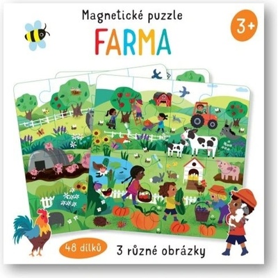 Magnetické puzzle Farma