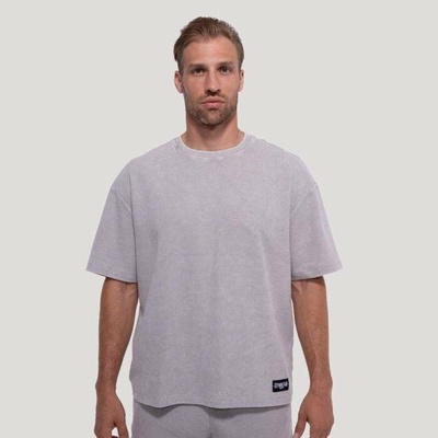 GymBeam Tričko Persistence Washed Cloud