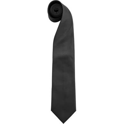 Premier Workwear Kravata s jemným vzorom čierna