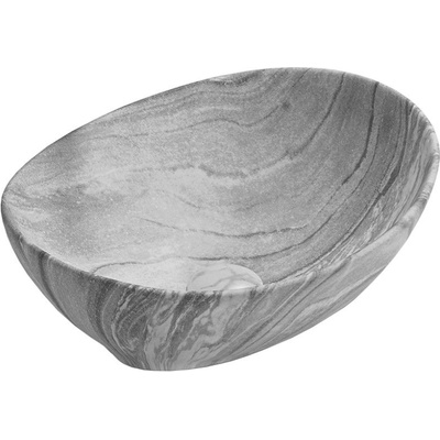 Mexen Elza настолна мивка 40 x 33 см, сив камък - 21014096 (21014096)