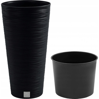 Prosperplast Květináč FURU SLIM 25 cm antracit