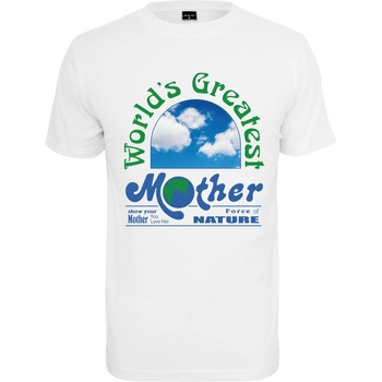 Mister Tee Мъжка тениска в бял цвят Mister Tee Mother Nature Day. UB-MT2052-00220 - Бял, размер L