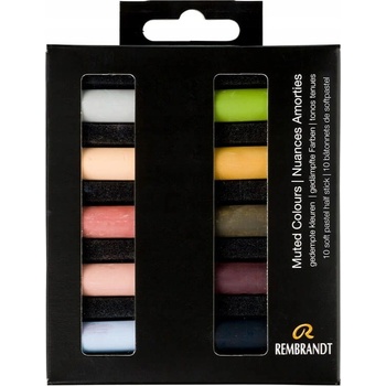 Rembrandt Micro sada suchých pastelov muted Colours 10 ks