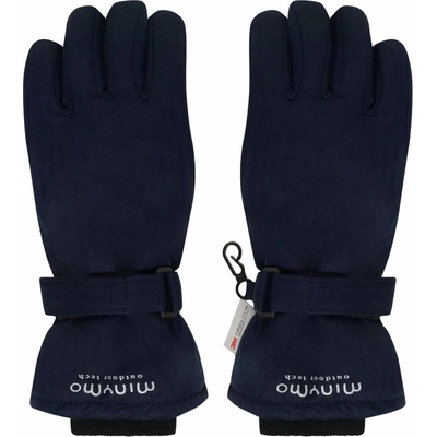 Detské zimné prstové nepremokavé rukavice Minymo Dark Navy