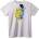 NOONEBRAND Тениска Коте със слушалки - 2XL, White