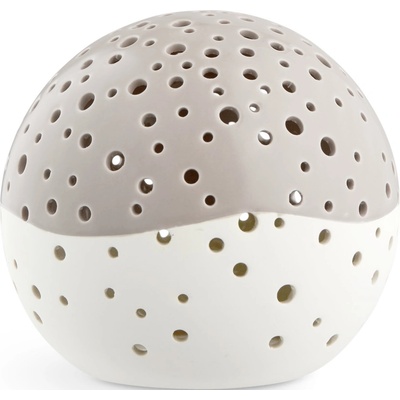Svícen Nobili Snowball Warm Grey 14 cm Kähler