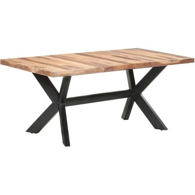 Vidaxl Jídelní stůl 180 x 90 x 75 cm masiv s medovou povrchovou úpravou