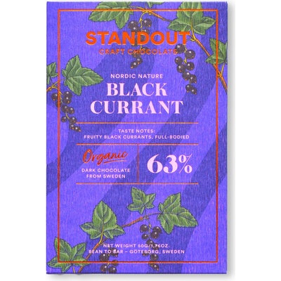 Standout Chocolate 63% BLACK CURRANT 50 g