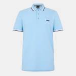 Boss Блуза с яка Boss Mens BOSS GREEN Paddy Polo Shirt with Contrast Tipping - PstlBlue 455