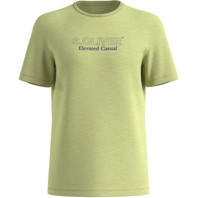 S.Oliver t-shirt pánské tričko světle zelená