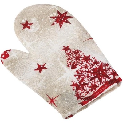 Bellatex chňapka Vianoce CH/115 červený stromček 28x18 cm