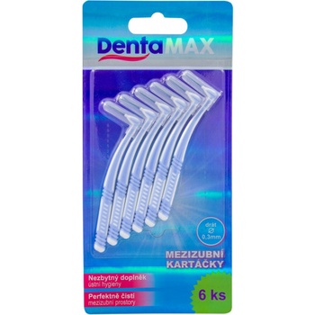DentaMax Междузъбни четки Dentamax извити 0.3 мм 6 бр