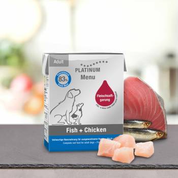 Platinum Menu Fish & Chicken 12 x 185 g