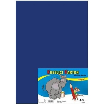 Stepa Kresliaci kartón A3 50ks 180g tmavomodrý
