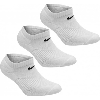 Nike 3 pack No Show ponožky dětské White